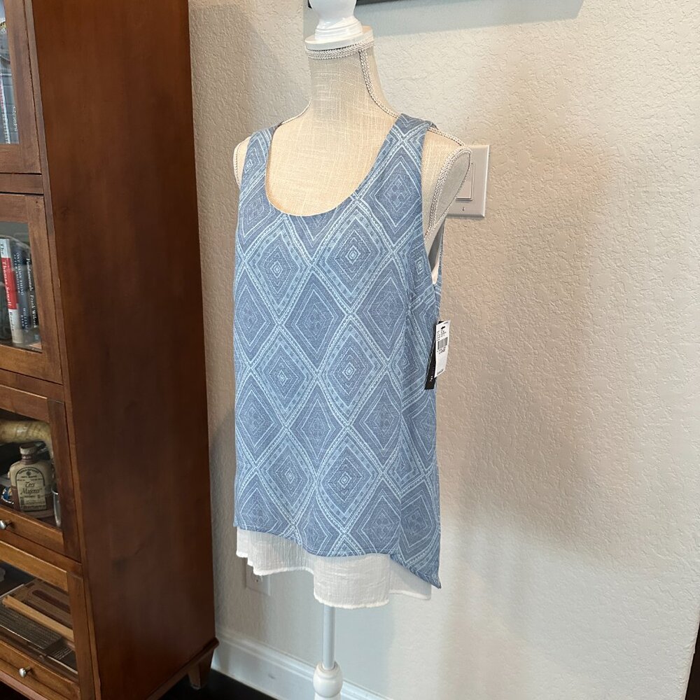 AB Studio Two tier Sleeveless Top ' - Picture 8 of 8